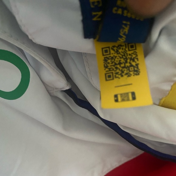 Polo Ralph Lauren Men's White Multi
Colorblock Hooded Windbreaker Jacket Mens - Picture 2 of 5